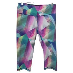Victorias Secret VSX Sport Capri XL High Rise Knockout Multicolor Leggings